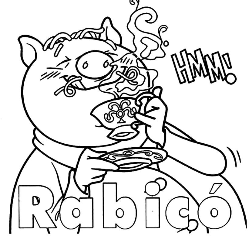 Desenho de Marques de Rabico Download para Colorir