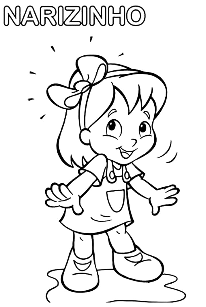 Desenho de Narizinho para Colorir Download