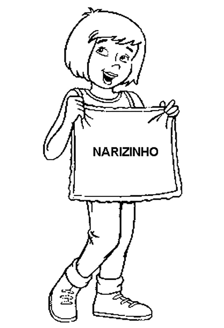 Desenho de Narizinho para Colorir Pdf Grátis
