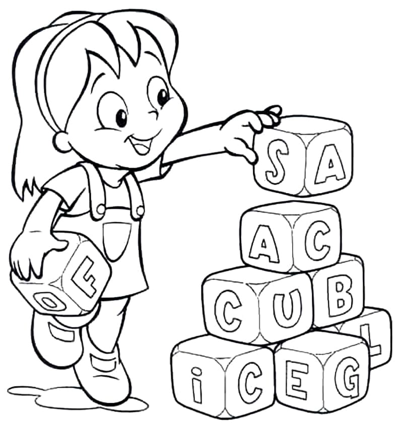 Desenho de Narizinho Pdf para Colorir