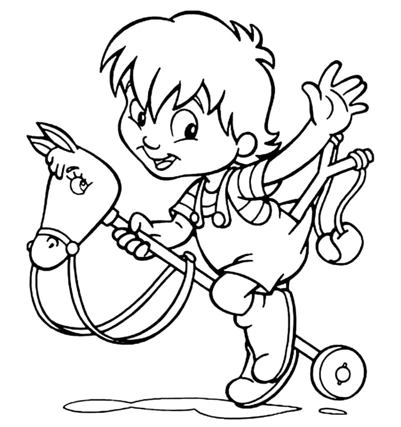 Desenho de Pedrinho Imprimivel para Colorir