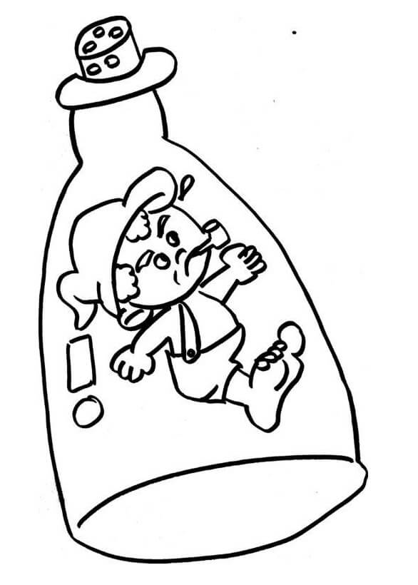 Desenho de Saci Pdf Grátis para Colorir