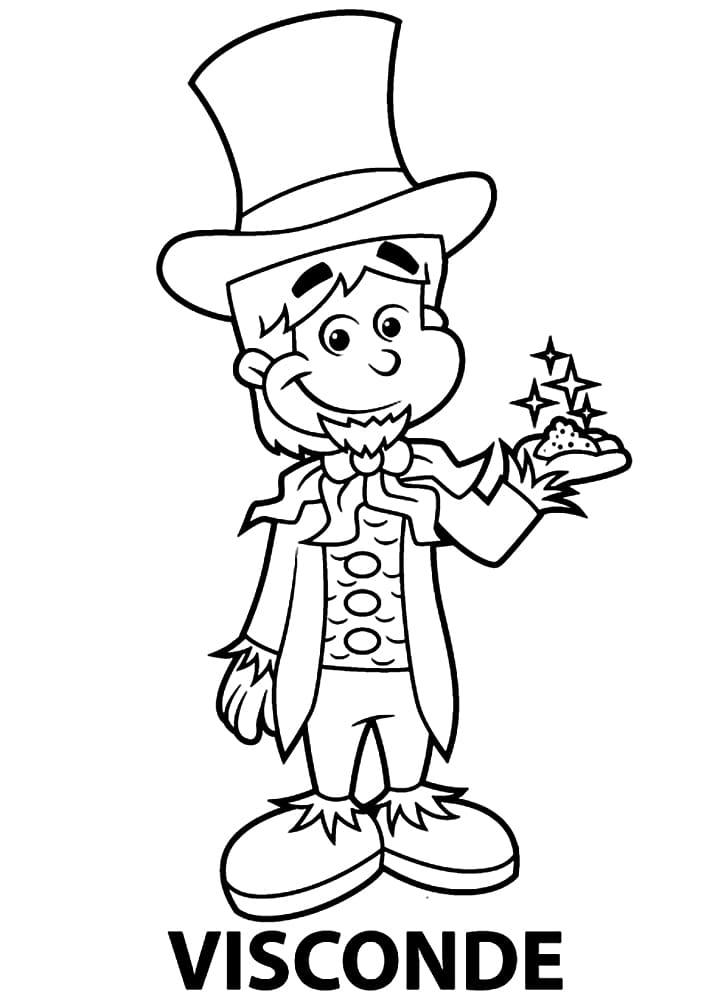 Desenho de Visconde de Sabugosa para Imprimir Pdf Grátis