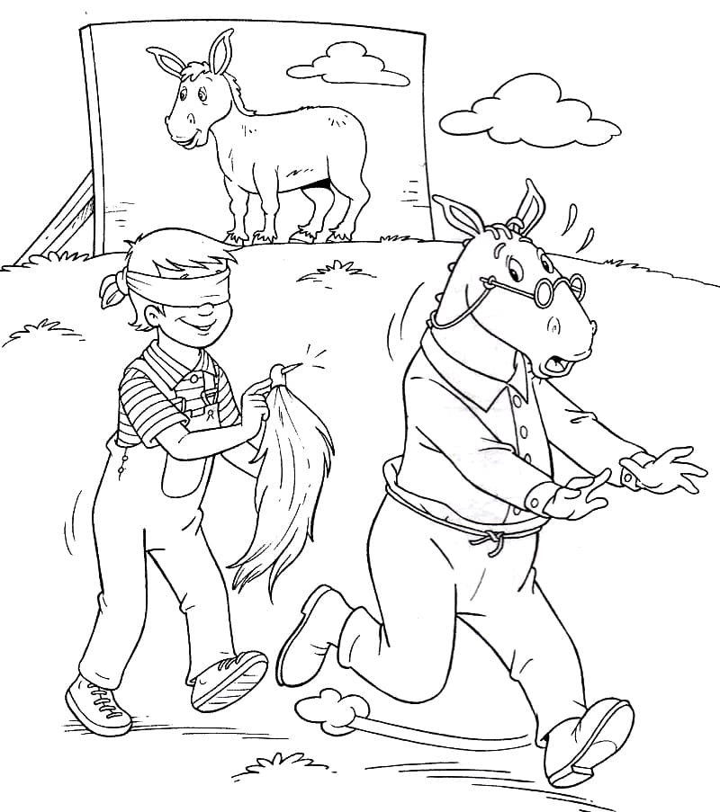 Desenho Pedrinho e Conselheiro para Colorir