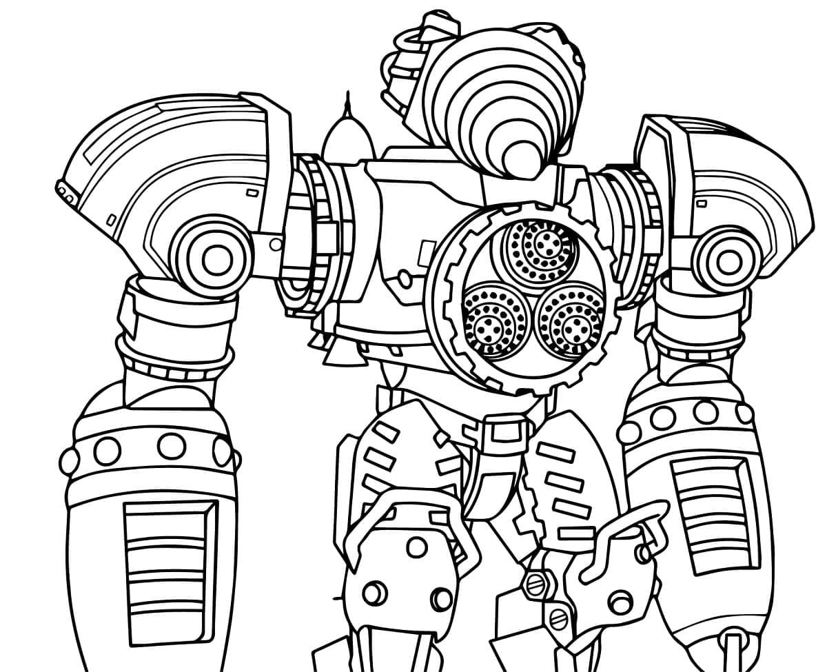Desenho de Skibidi Toilet Titan Drill Man para Colorir