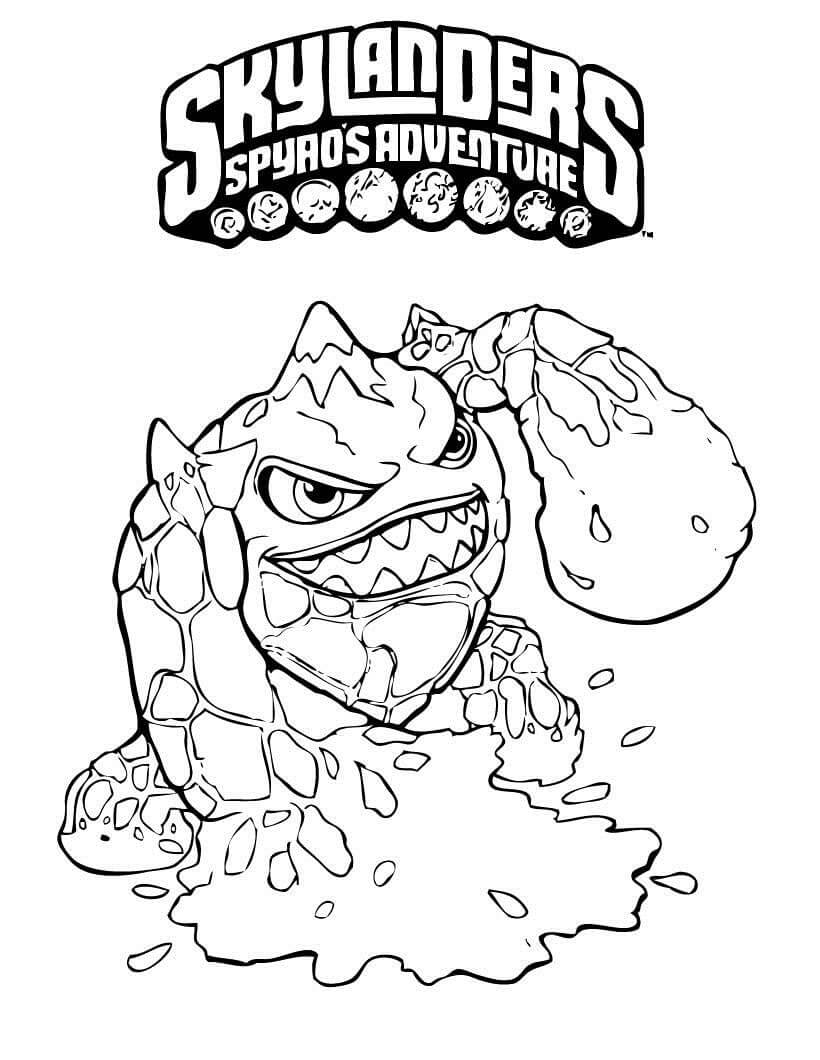 Desenho Eruptor para Colorir Imprimir e Colorir