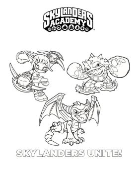 Desenho Skylanders Legais para Colorir Imprimir e Colorir