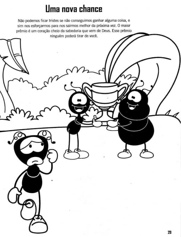 Desenho de Smilinguido Bíblia para Colorir Download