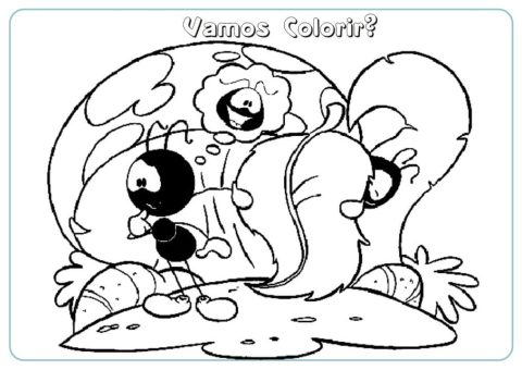 Desenho de Smilinguido bíblia para Imprimir grátis
