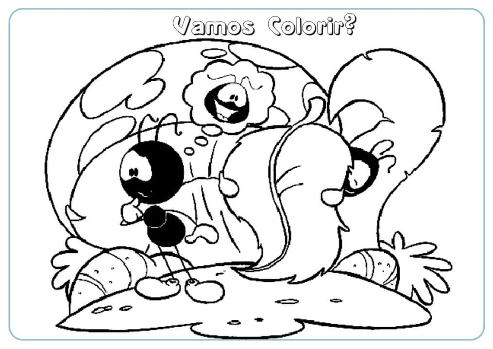 Desenho de Smilinguido Bíblia para Imprimir Grátis
