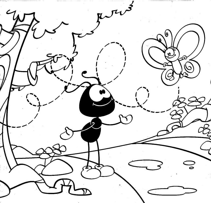 Desenho de Smilinguido Bíblico para Colorir Pdf