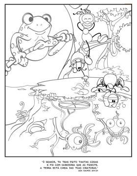 Desenho de Smilinguido da bíblia para Colorir e Baixar Pdf