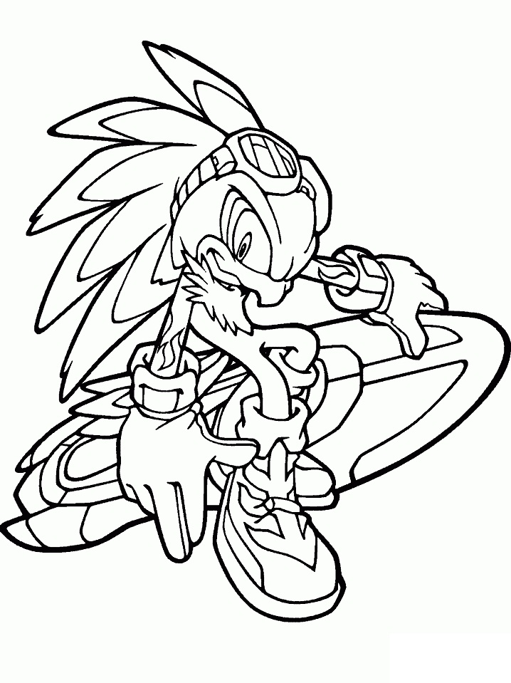 Desenho de Jet The Hawk para Colorir