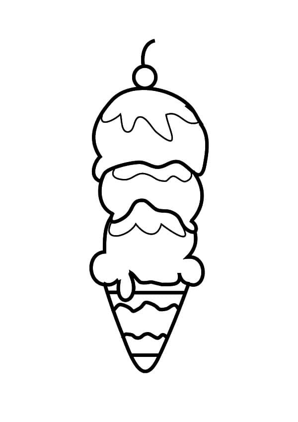 Desenho de Sorvete para Imprimir Download