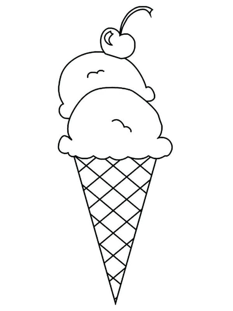 Desenhos de Sorvete para Colorir