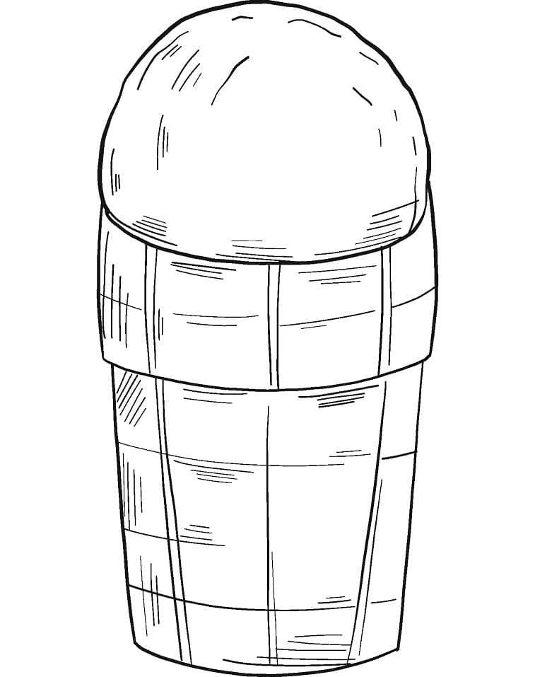 Desenho de Sorvete Pdf para Imprimir Grátis