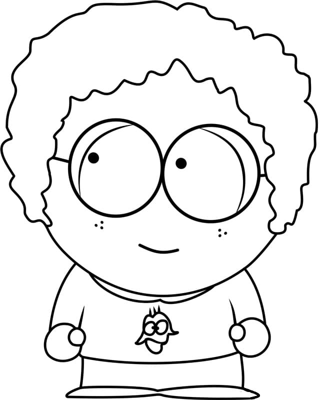 Desenho Dougie de South Park para Colorir