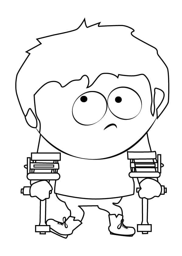Desenho Jimmy de South Park para Colorir