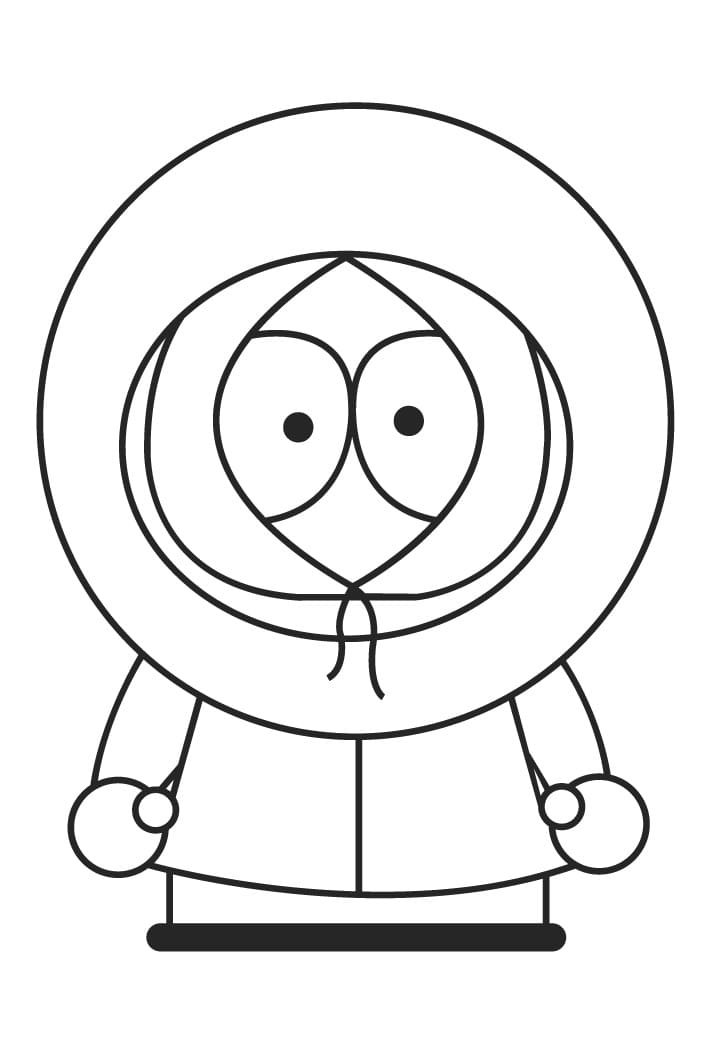 Desenho Kenny South Park para Colorir