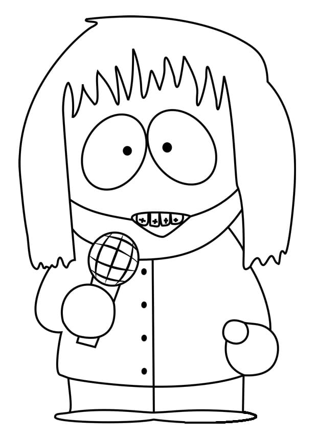 Desenho Shelly de South Park para Colorir