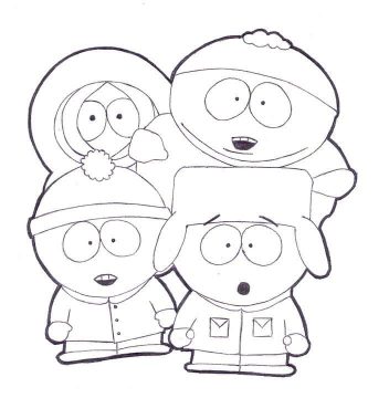 Desenho South Park 2 para Colorir