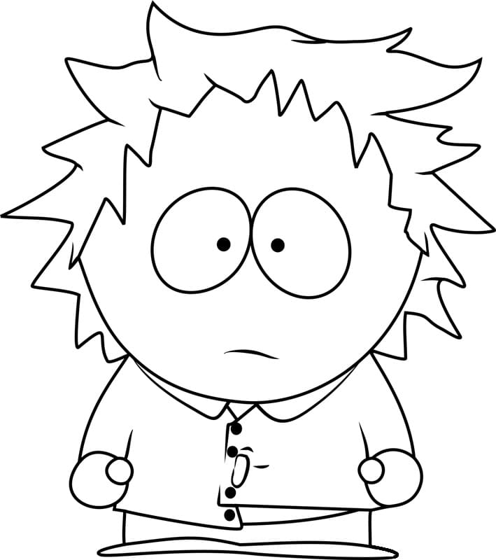 Desenho Tweek Tweak de South Park para Colorir