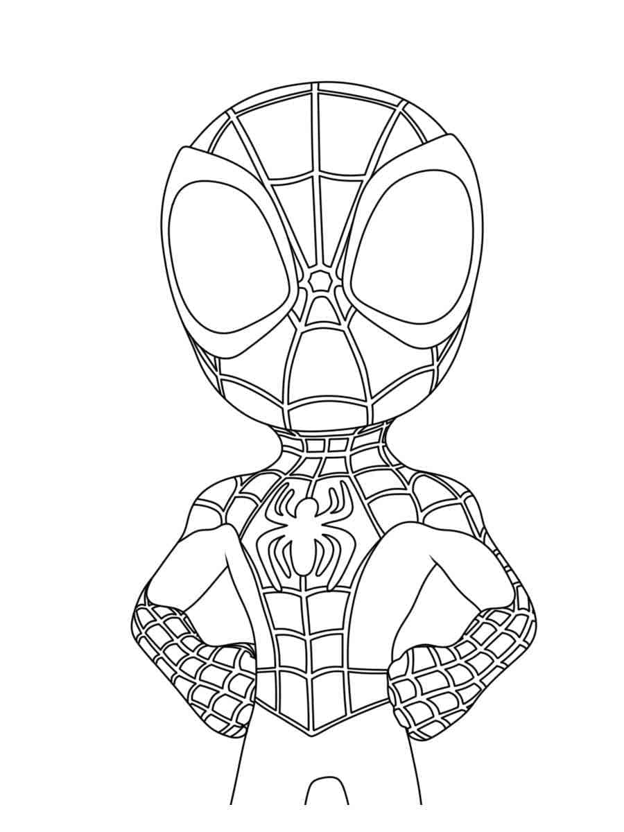 Desenhos de Spidey e Seus Amigos Espetaculares para Colorir