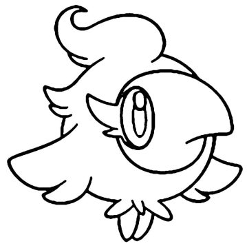Desenho de Imagem de Pokemon Spritzee para Colorir