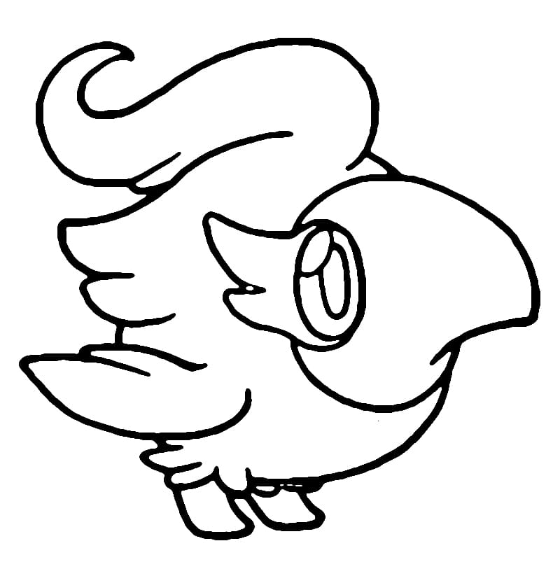 Desenho de Pokemon Spritzee para Crianças para Colorir