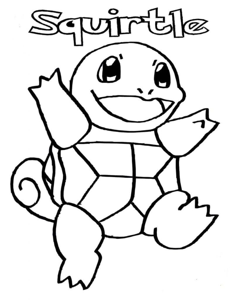 Desenho de Squirtle para Imprimir Download