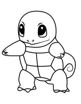 Desenho de Squirtle para Imprimir Pdf grátis