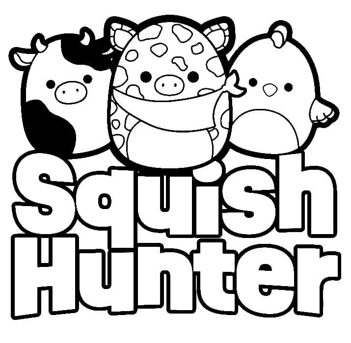 Desenho de Foto de Squishmallow para Colorir