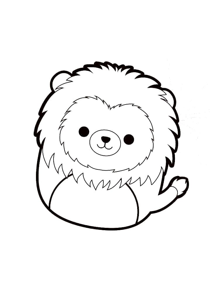 Desenho de Francis Squishmallow para Colorir