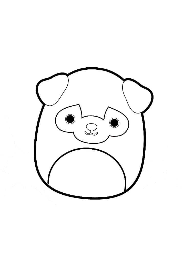 Desenho de Prince de Squishmallow para Colorir