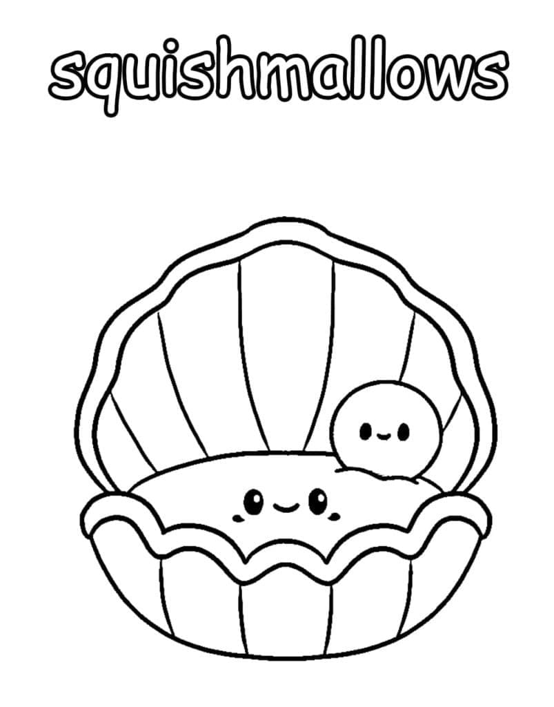 Desenho de Squishmallow Grátis para Colorir