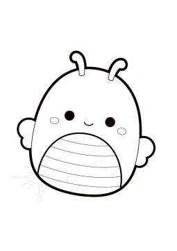 Desenho de Sunny de Squishmallow para Colorir