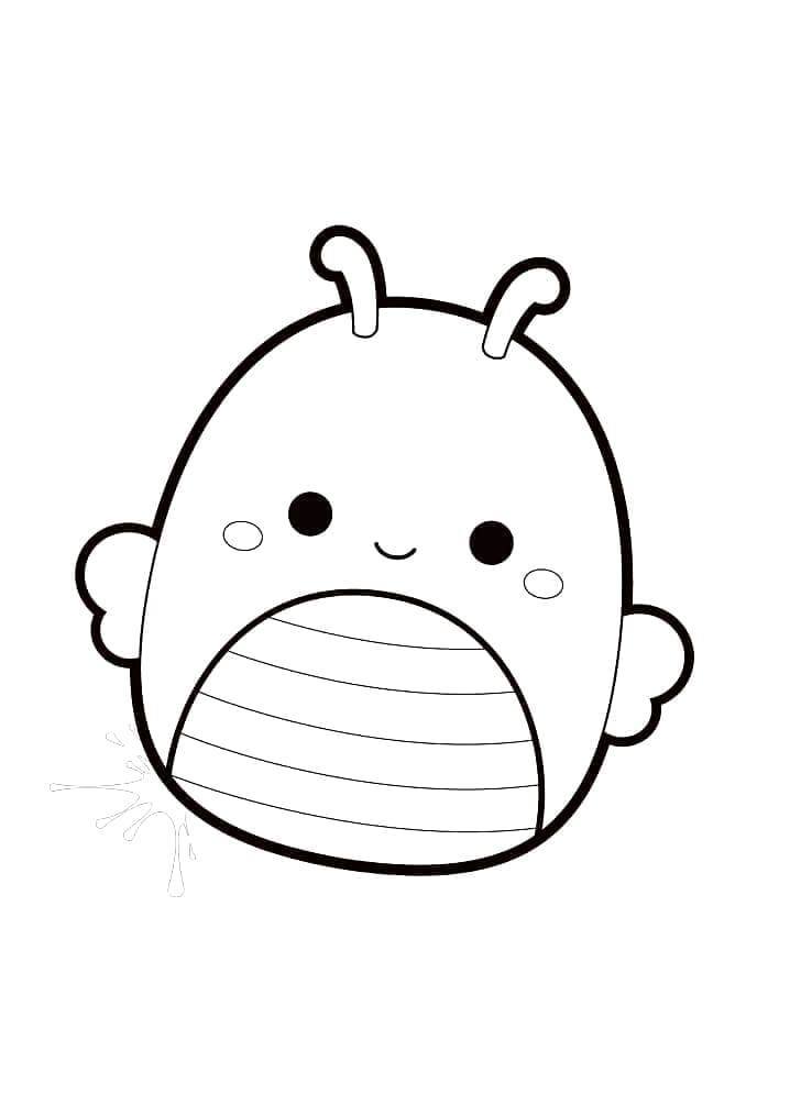 Desenho de Sunny de Squishmallow para Colorir