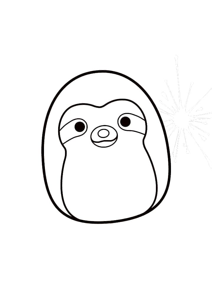 Desenho de Taylor de Squishmallow para Colorir