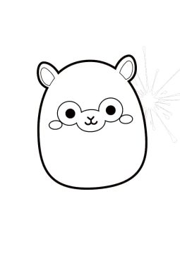 Desenho de Tim de Squishmallow para Colorir