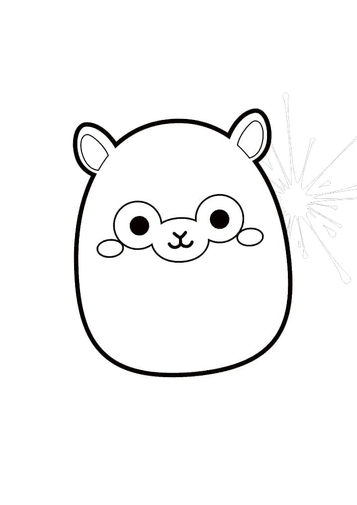 Desenho de Tim de Squishmallow para Colorir