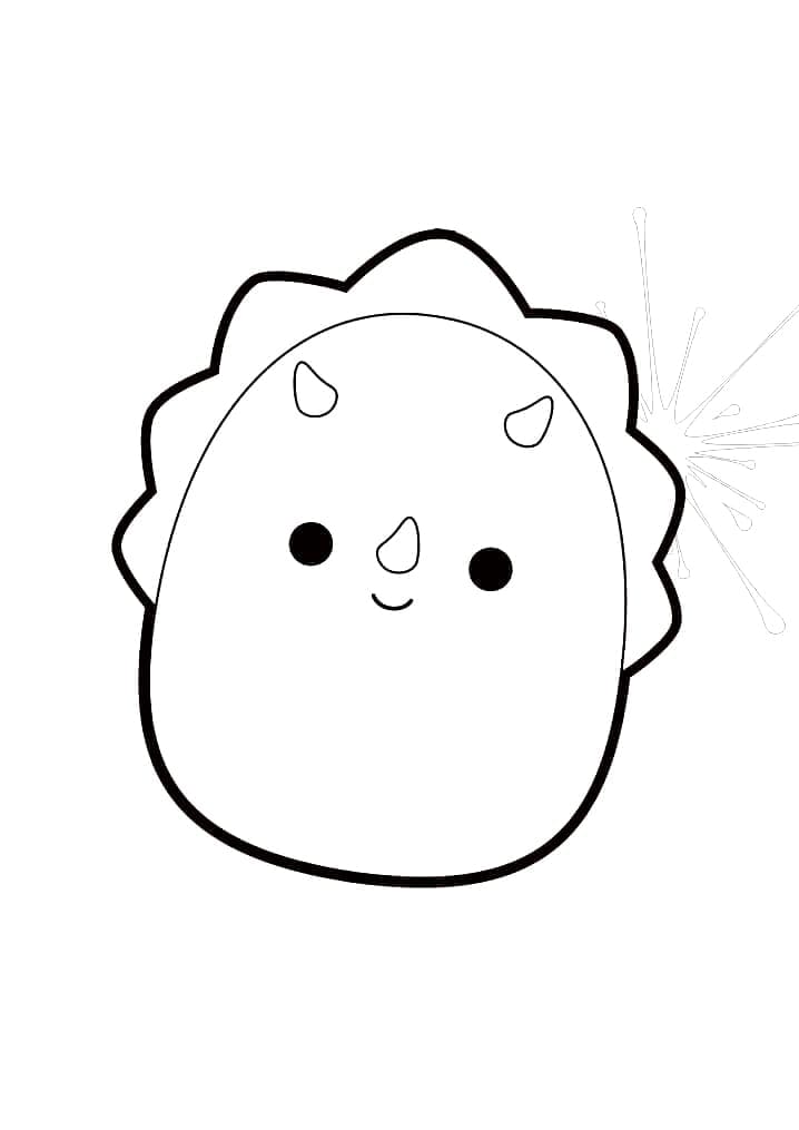 Desenho de Tristan de Squishmallow para Colorir