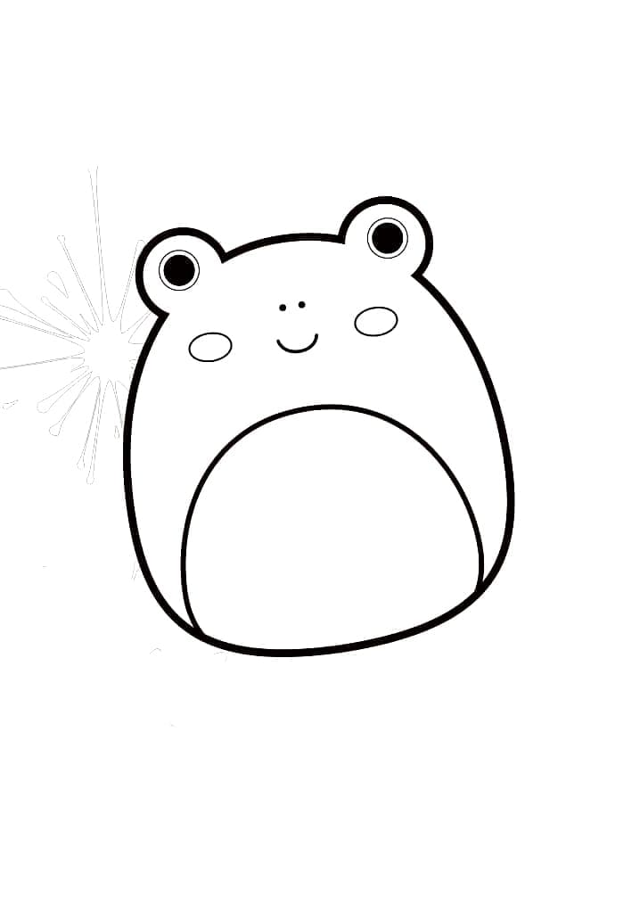 Desenho de Wendy de Squishmallow para Colorir