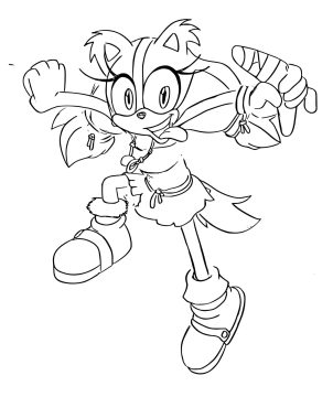 Desenho de Sticks The Badger Imprimível para crianças para Colorir