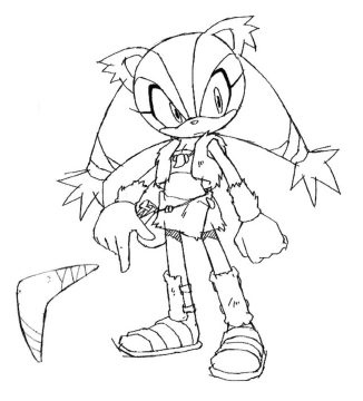Desenho de Sticks The Badger Imprimível para Colorir