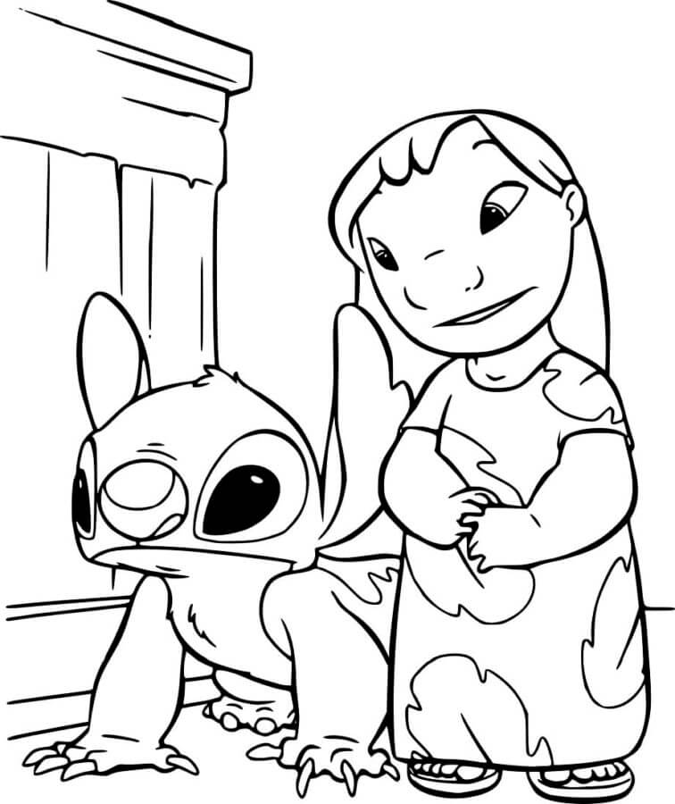 Colorir Stitch de Graça