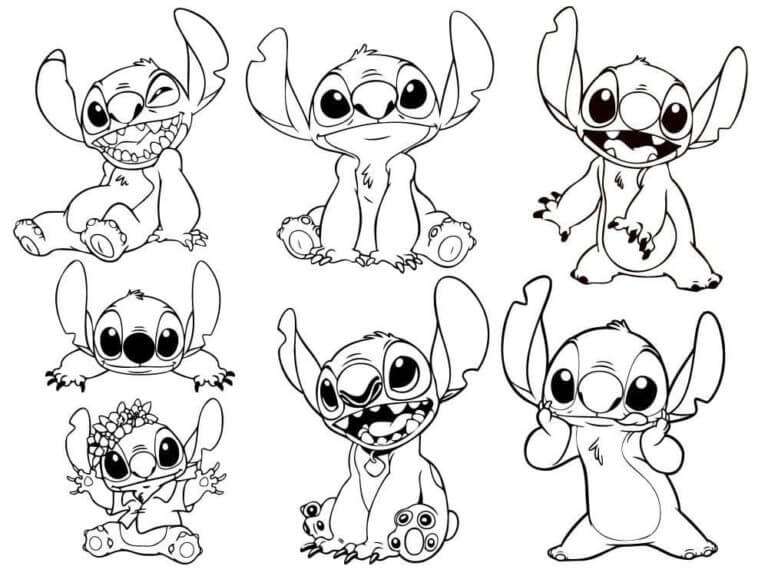 Desenhos para Colorir do Stitch