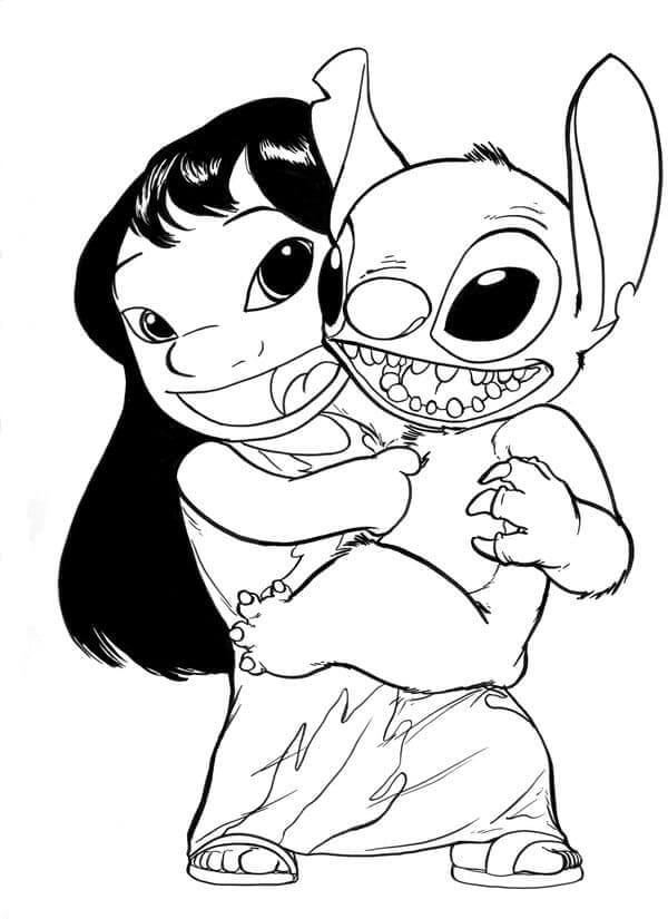 Lilo e Stitch para Pintar