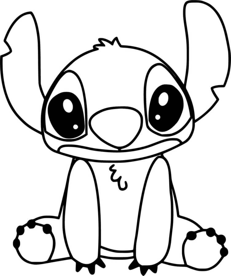 Pintar Desenho Bonito do Stitch de Graça