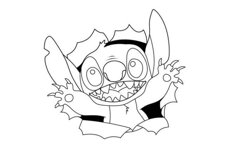 Pintar Imagem do Stitch Imprimivel