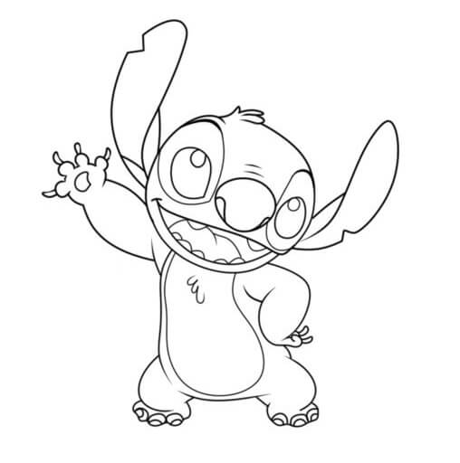 Stitch para Colorir e Pintar